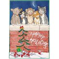 Pipsqueak Productions Pipsqueak Productions C457 Meow Mates Cat Christmas Boxed Cards - Pack of 10 C457
